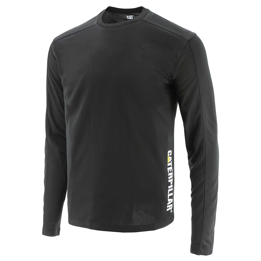 camiseta masculina de manga comprida coolmax