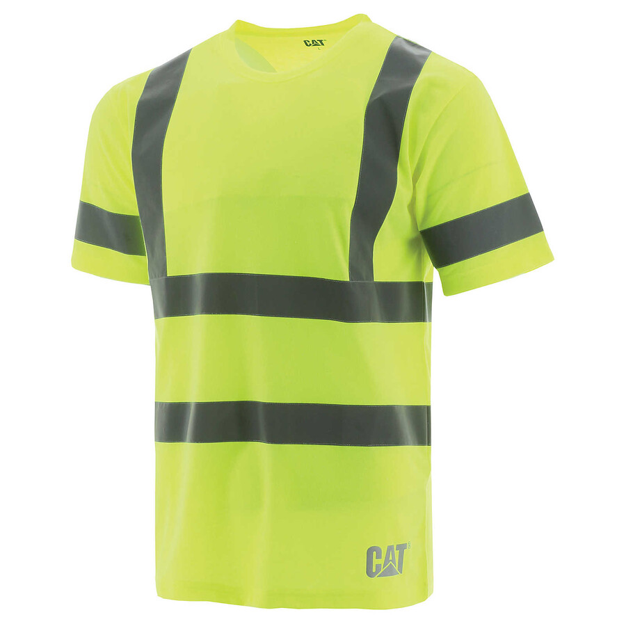 camiseta masculina de alta visibilidade classe iii