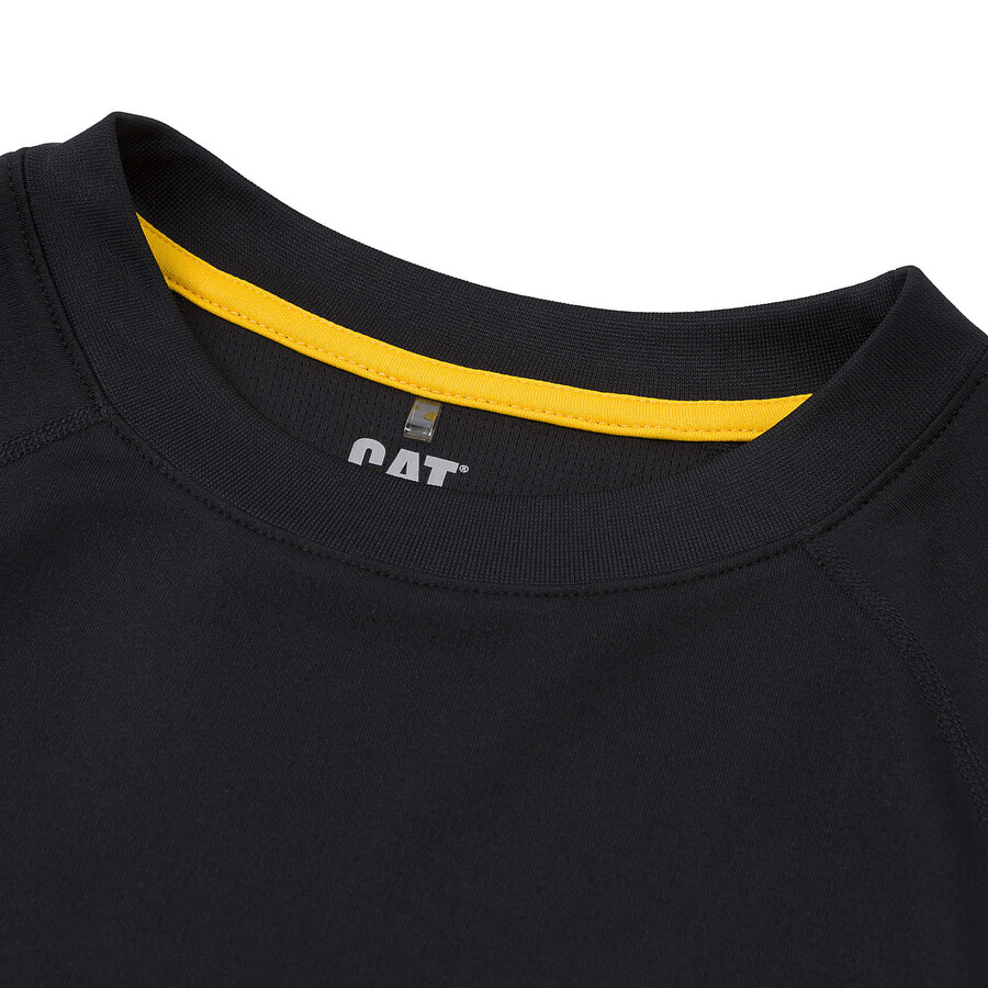 camiseta masculina de manga comprida com tecnologia de resfriamento