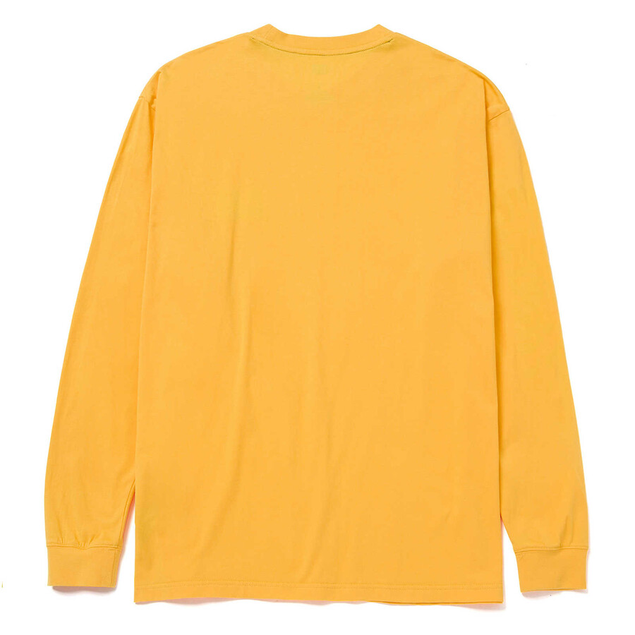 camiseta masculina de manga comprida com estampa de marca registrada