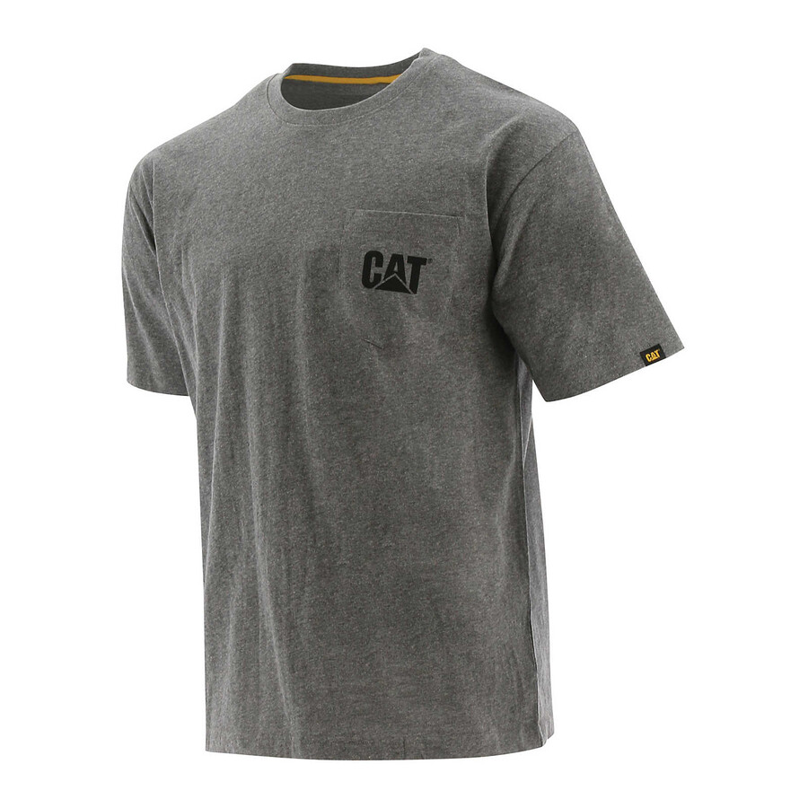 camiseta masculina com bolso trademark