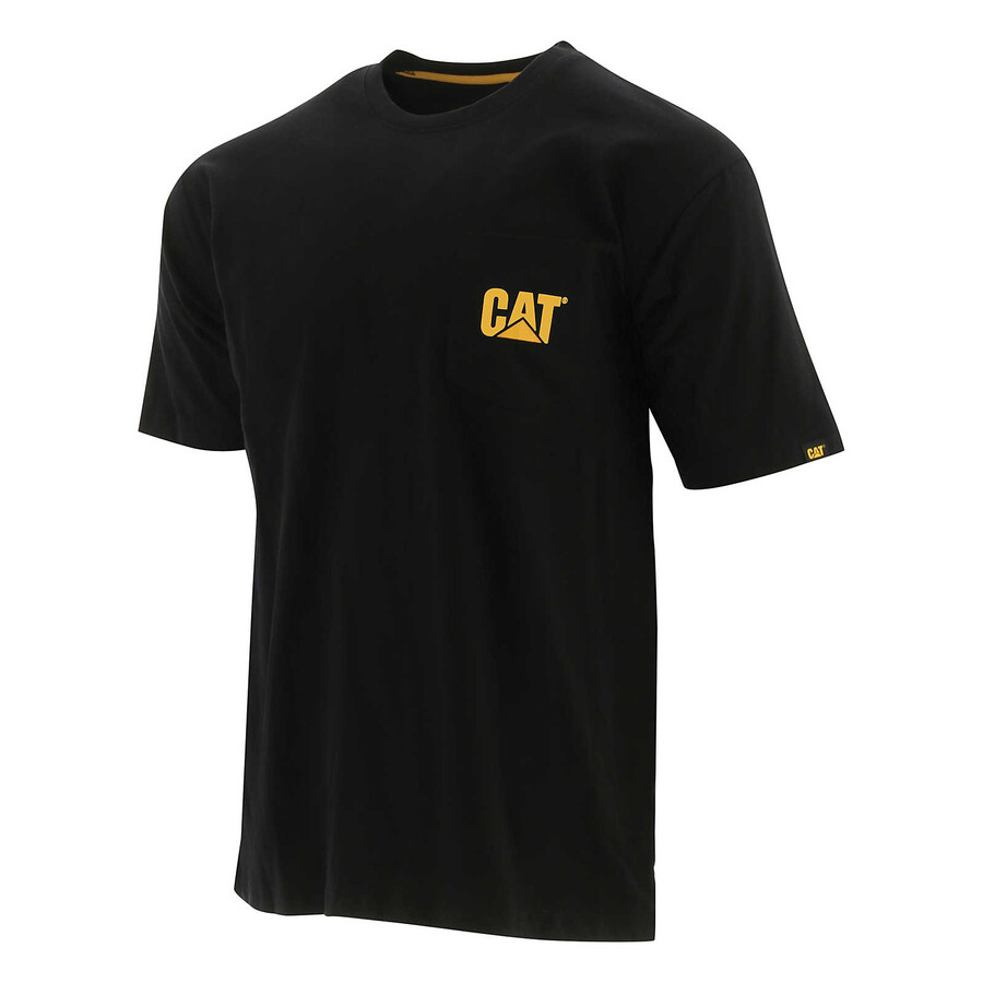 camiseta masculina com bolso trademark