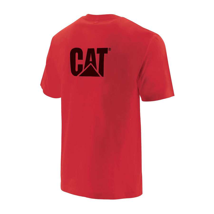 camiseta masculina com bolso trademark