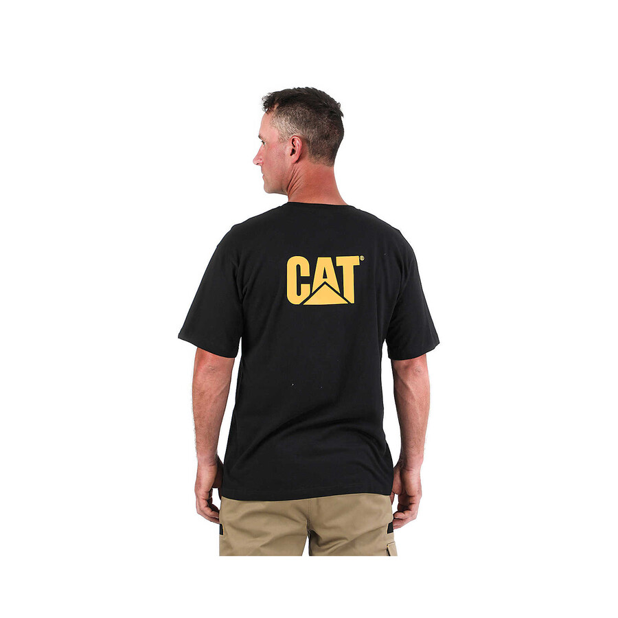 camiseta masculina com bolso trademark