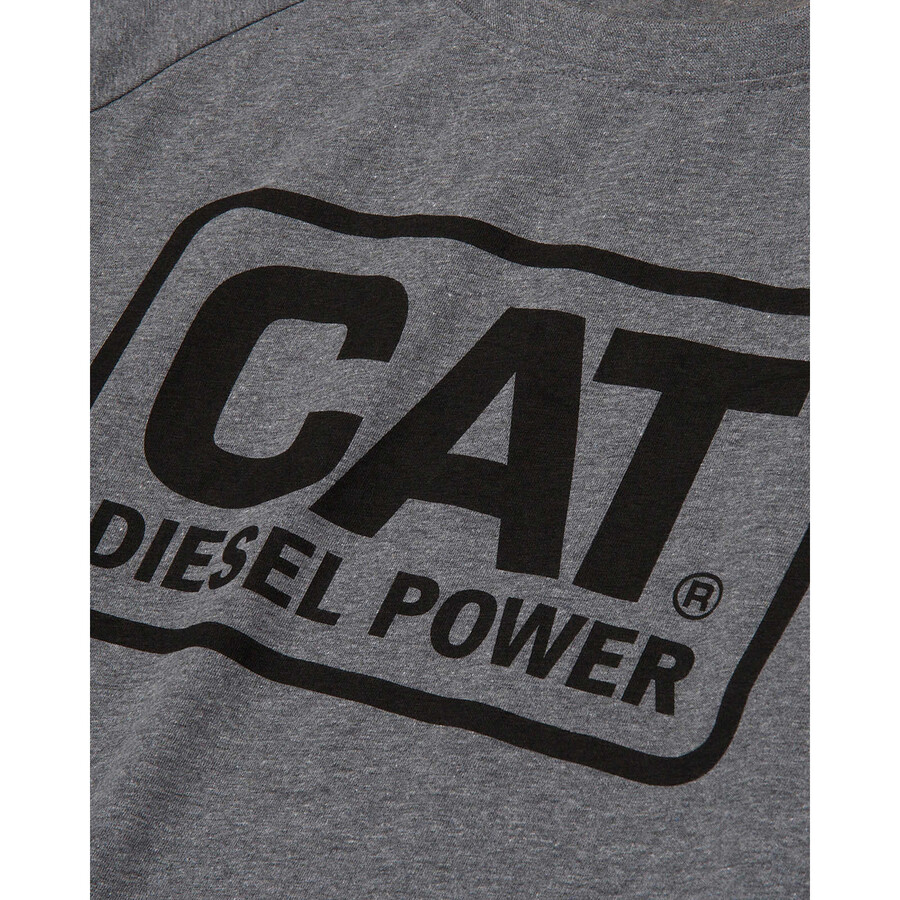 camiseta masculina de manga comprida cat diesel power