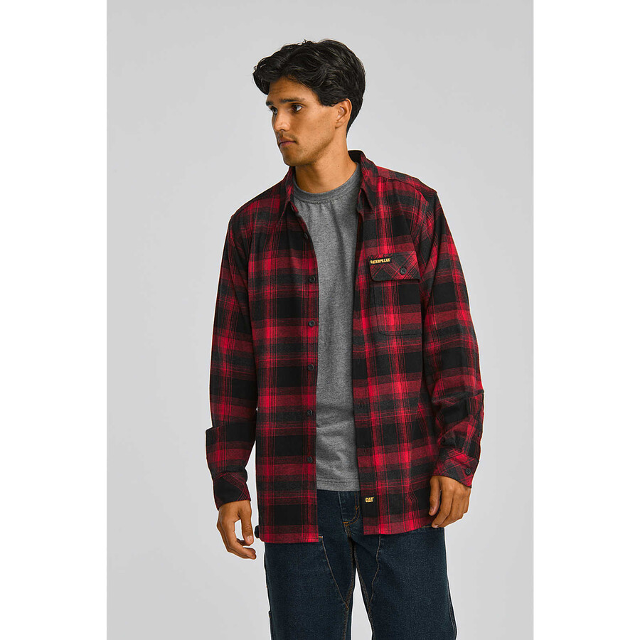 camisa de flanela masculina
