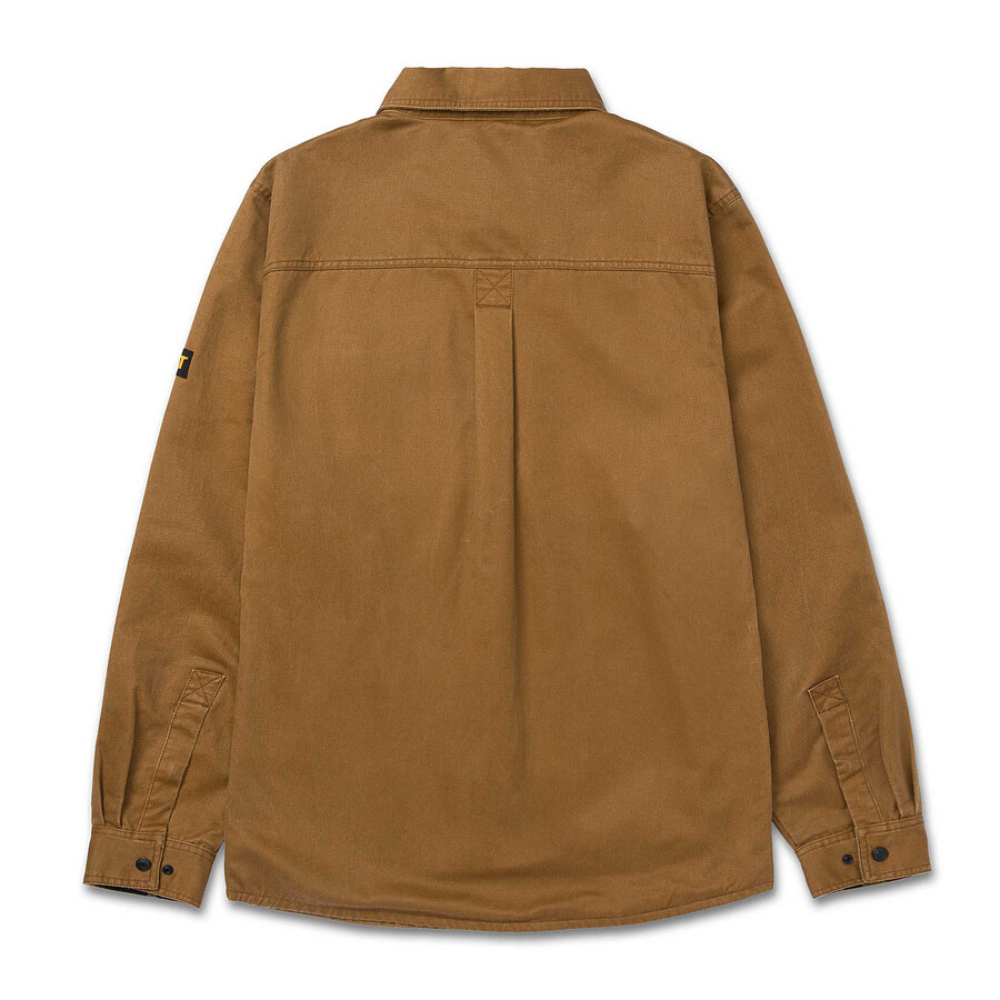 jaqueta camisa masculina de algodão encerado