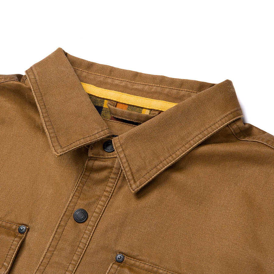 jaqueta camisa masculina de algodão encerado