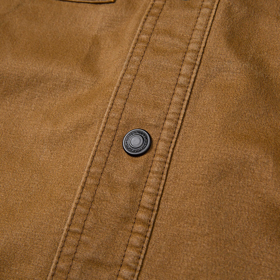 jaqueta camisa masculina de algodão encerado