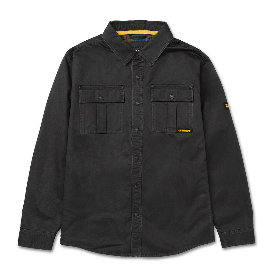jaqueta camisa masculina de algodão encerado
