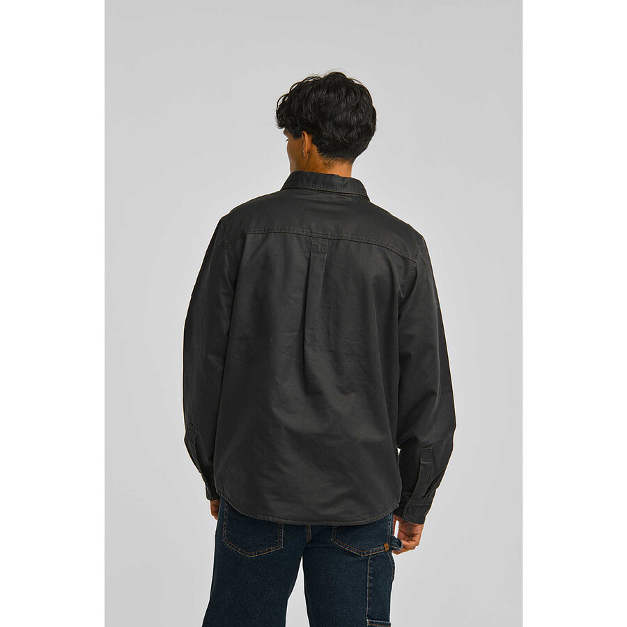 jaqueta camisa masculina de algodão encerado