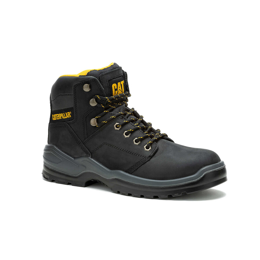 bota de trabalho masculina striver com biqueira de aço