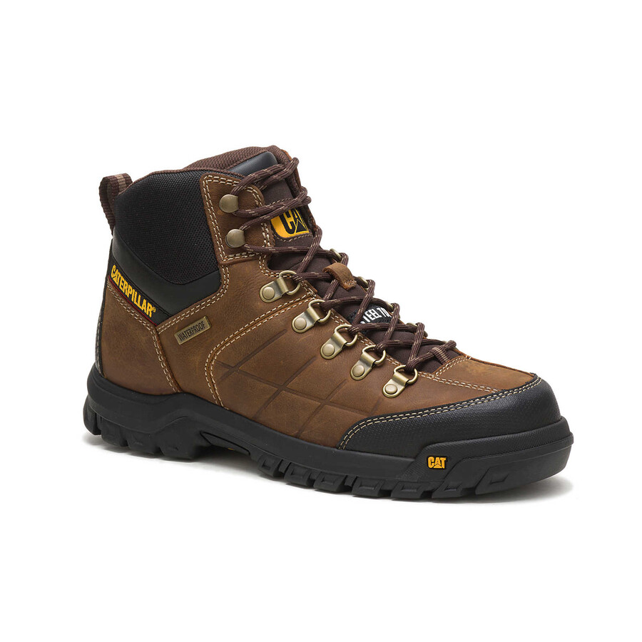 bota de trabalho masculina threshold impermeável com biqueira de aço