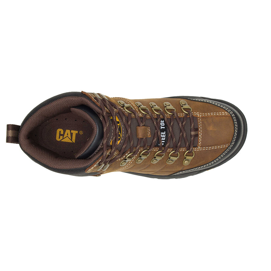bota de trabalho masculina threshold impermeável com biqueira de aço
