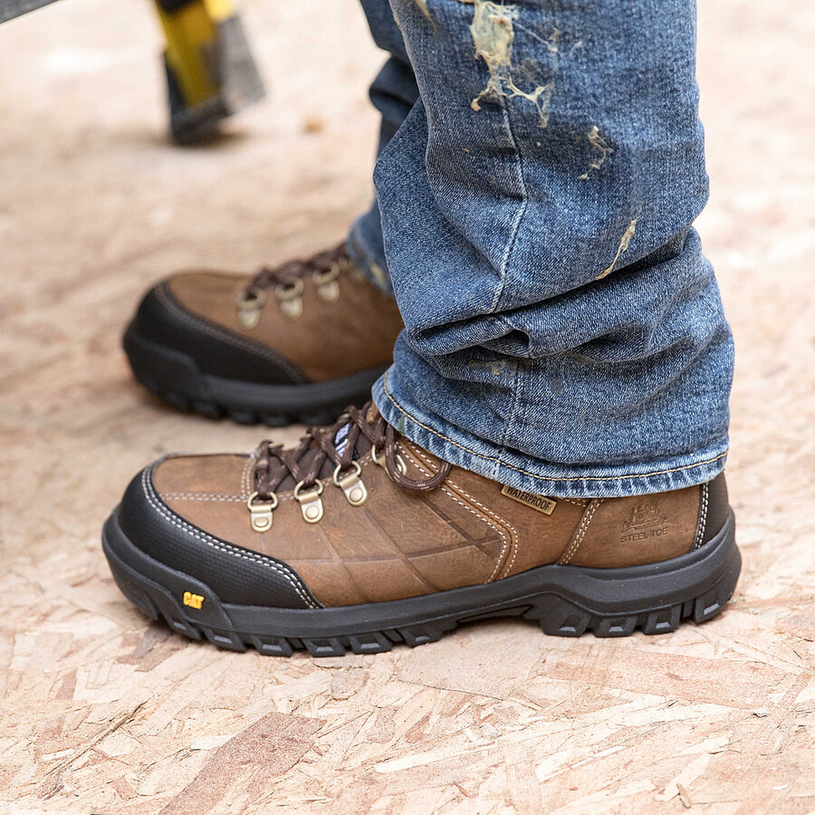 bota de trabalho masculina threshold impermeável com biqueira de aço
