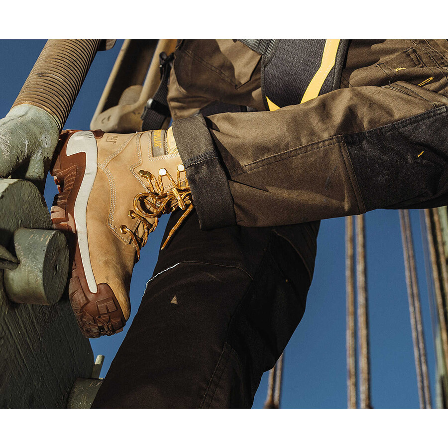 bota de trabalho masculina invader hi com biqueira de aço