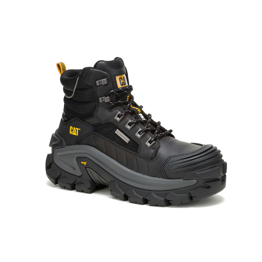 bota de trabalho masculina invader max impermeável com biqueira composta