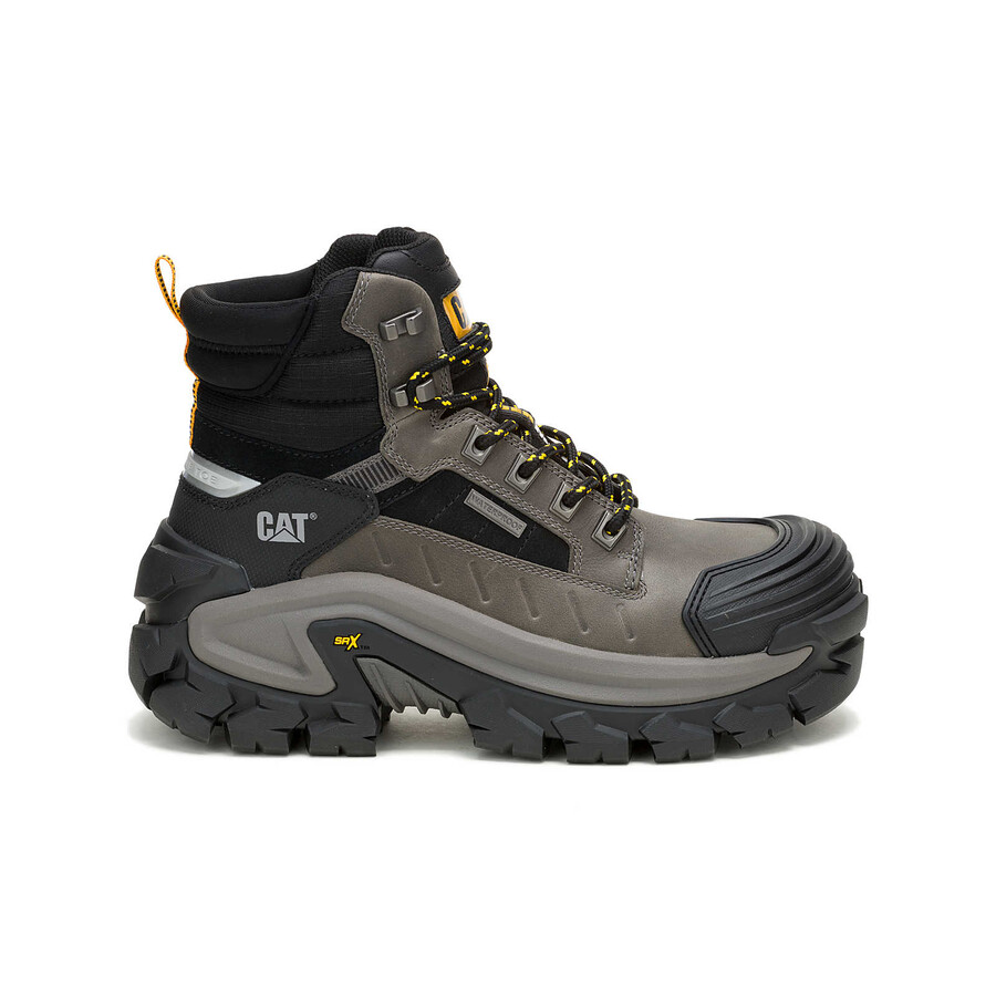 bota de trabalho masculina invader max impermeável com biqueira composta