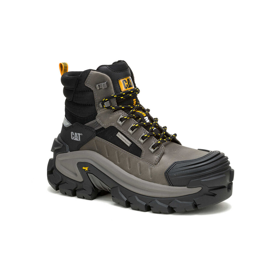 bota de trabalho masculina invader max impermeável com biqueira composta