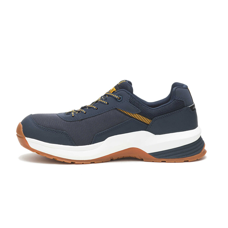 sapato de trabalho masculino streamline 2.0 com biqueira de malha e estrutura em composite
