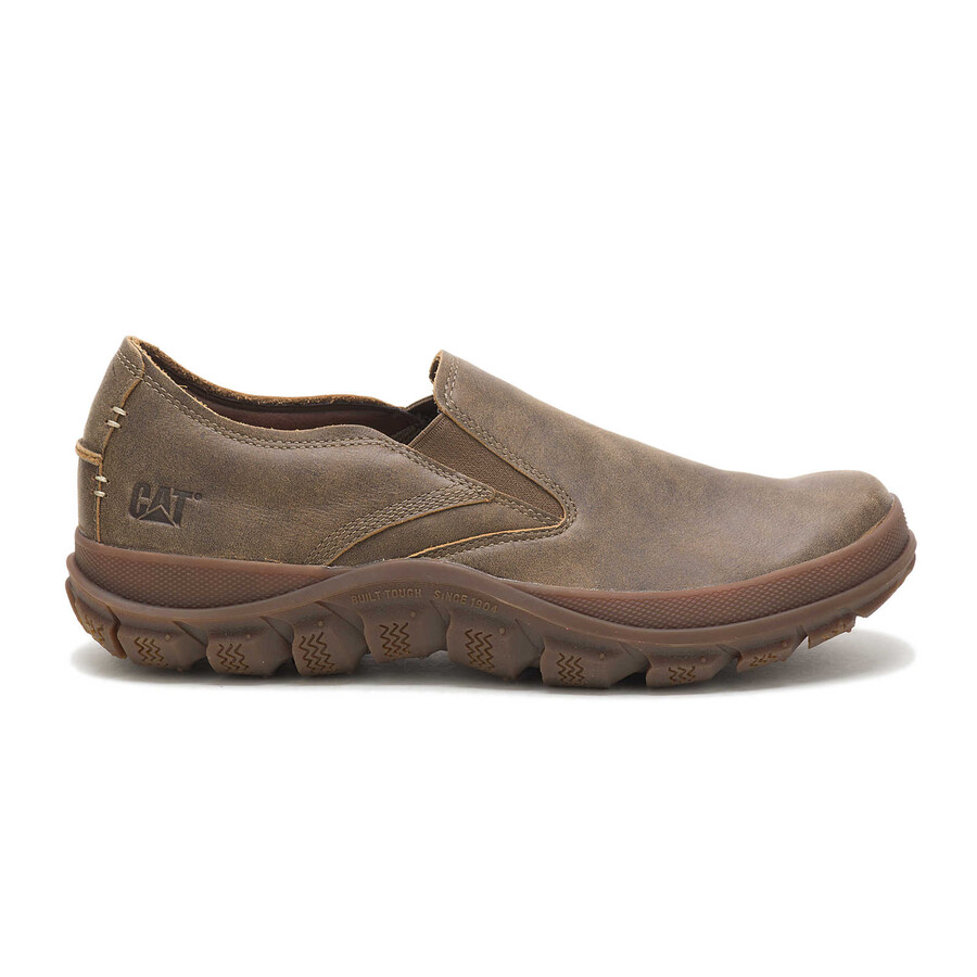 sapato masculino slip-on com sola fundida