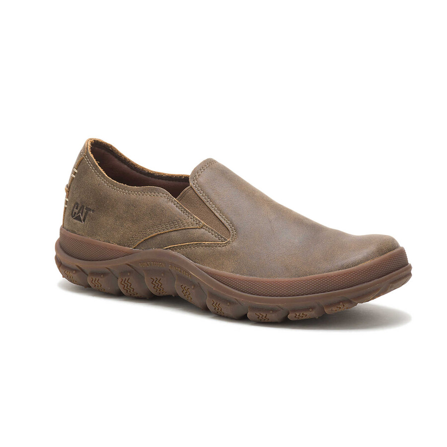 sapato masculino slip-on com sola fundida