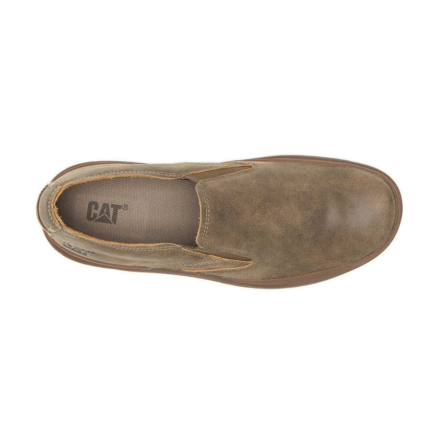 sapato masculino slip-on com sola fundida