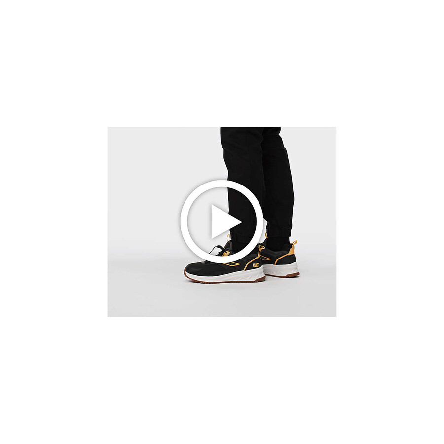 sapato de trabalho masculino streamline runner com biqueira de fibra de carbono