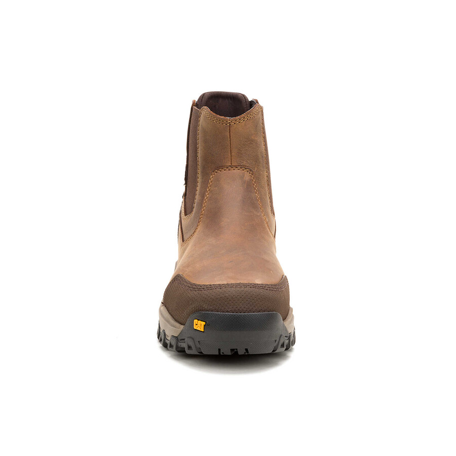 bota de trabalho masculina threshold rebound chelsea impermeável com biqueira de aço