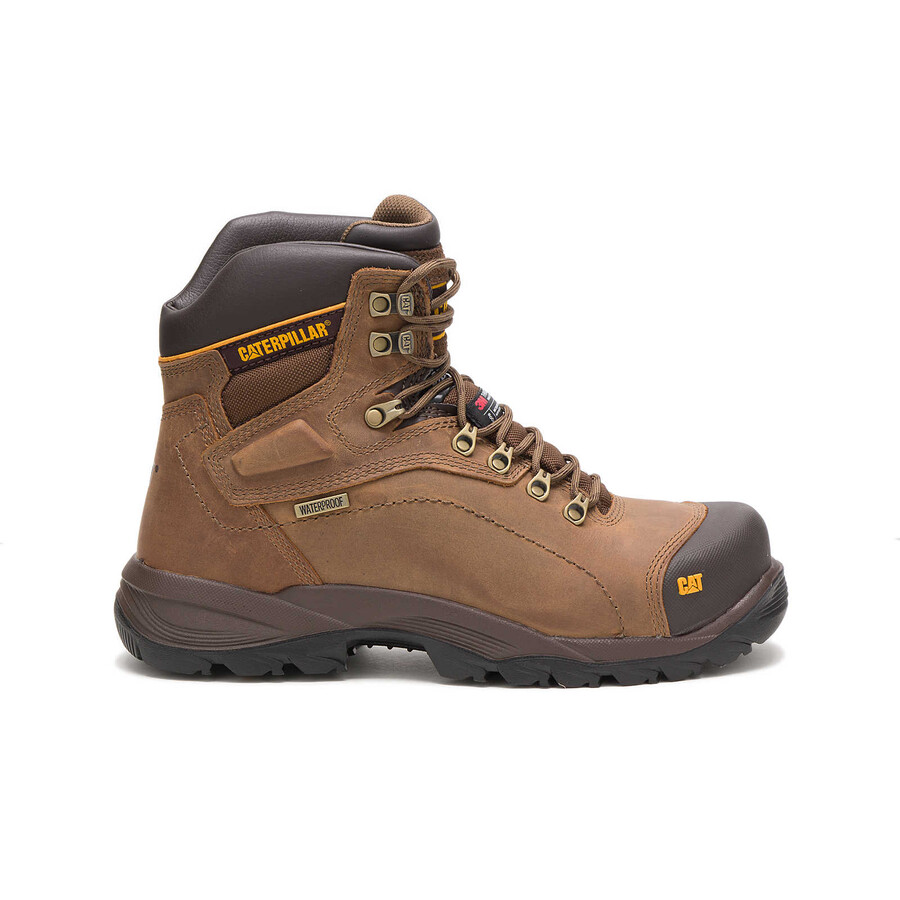 bota de trabalho masculina diagnostic hi impermeável com biqueira de aço e isolamento térmico thinsulate