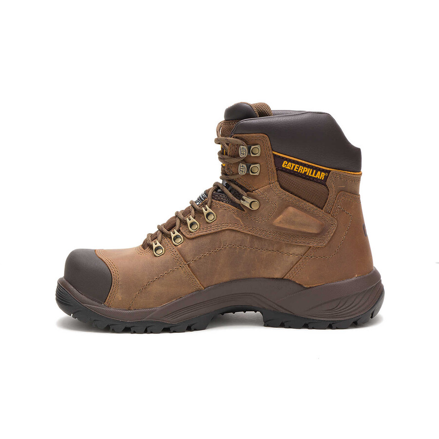 bota de trabalho masculina diagnostic hi impermeável com biqueira de aço e isolamento térmico thinsulate