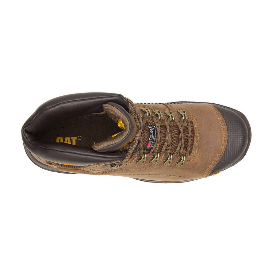 bota de trabalho masculina diagnostic hi impermeável com biqueira de aço e isolamento térmico thinsulate