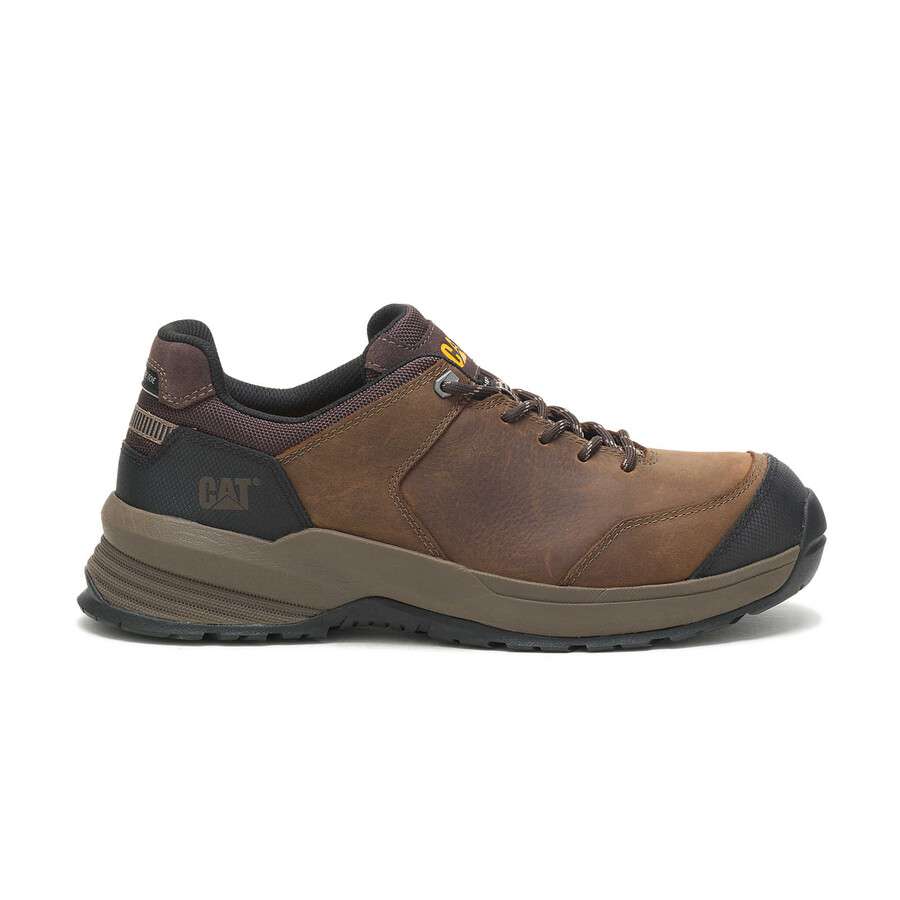 sapato de trabalho masculino streamline 2.0 em couro com biqueira de composite