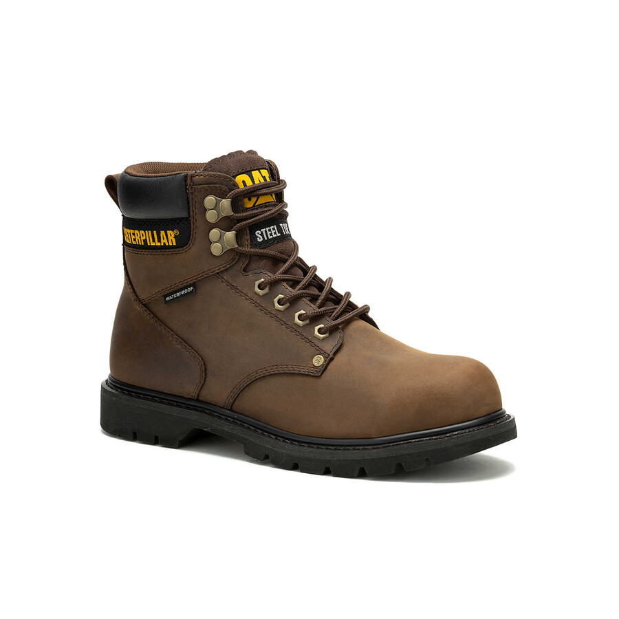 bota de trabalho masculina second shift impermeável com biqueira de aço