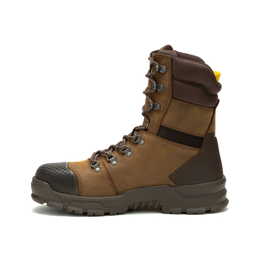 bota de trabalho masculina accomplice x 8 impermeável com biqueira de aço