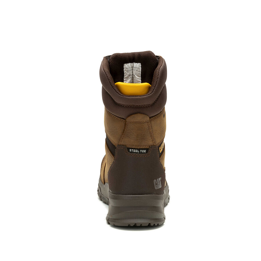 bota de trabalho masculina accomplice x 8 impermeável com biqueira de aço