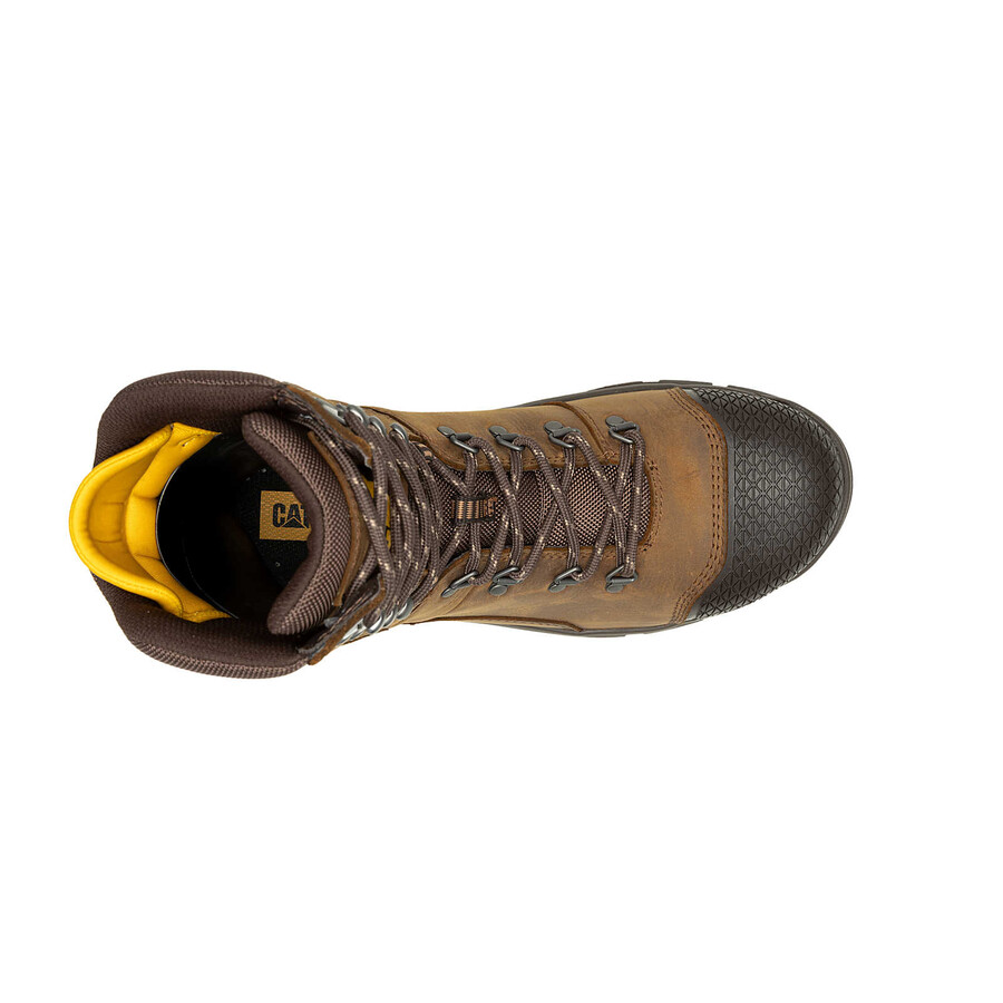 bota de trabalho masculina accomplice x 8 impermeável com biqueira de aço