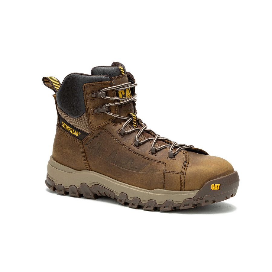 bota de trabalho masculina threshold rebound impermeável com biqueira composta
