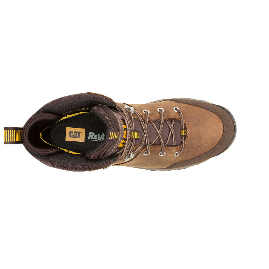 bota de trabalho impermeável threshold rebound hiker para homem