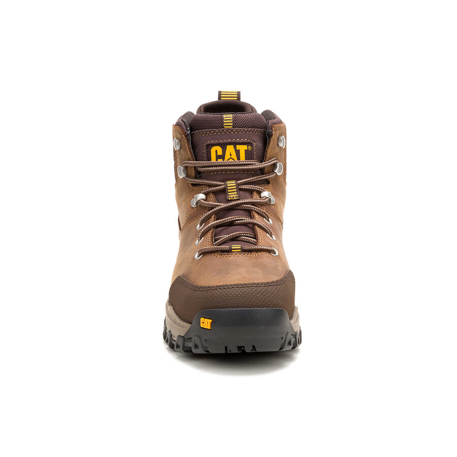 bota de trabalho threshold rebound hiker masculina impermeável com biqueira de aço.