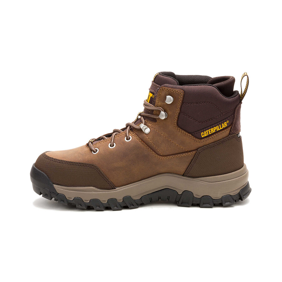 bota de trabalho threshold rebound hiker masculina impermeável com biqueira de aço.