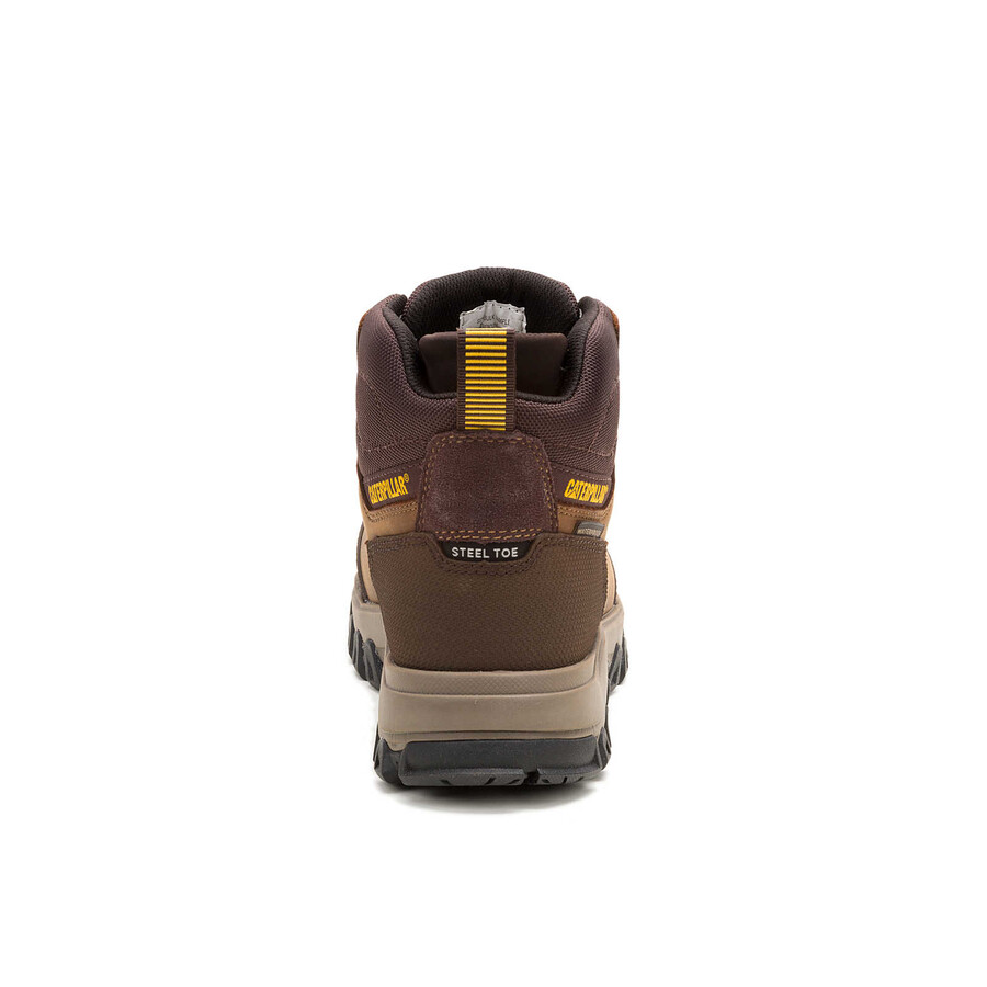 bota de trabalho threshold rebound hiker masculina impermeável com biqueira de aço.