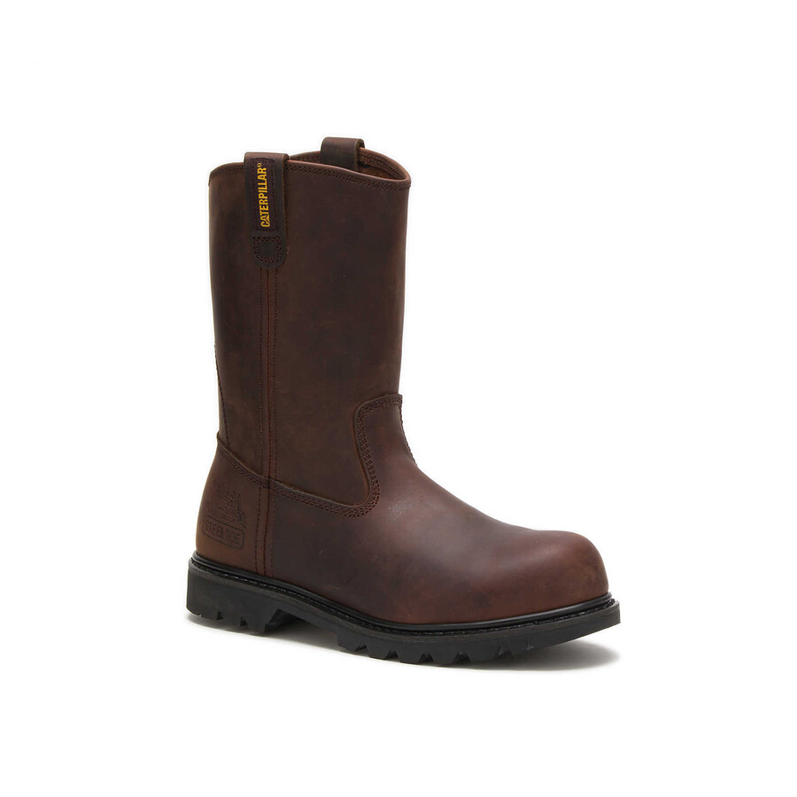 bota de trabalho masculina revolver com biqueira de aço