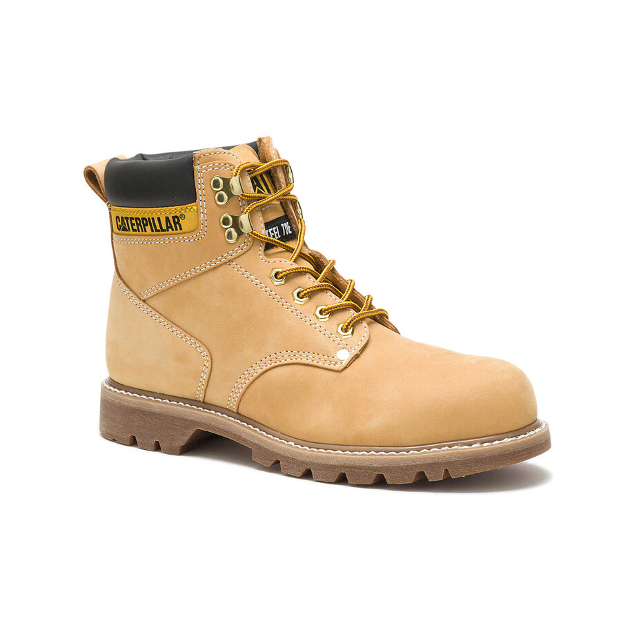 bota de trabalho masculina second shift com biqueira de aço