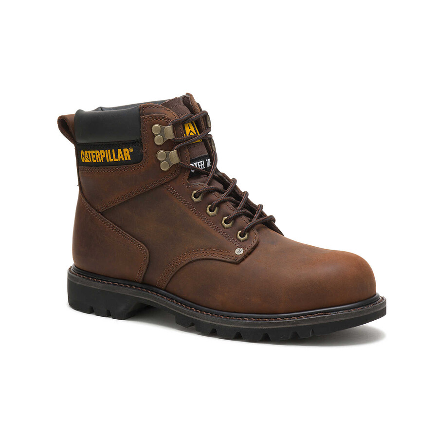 bota de trabalho masculina second shift com biqueira de aço
