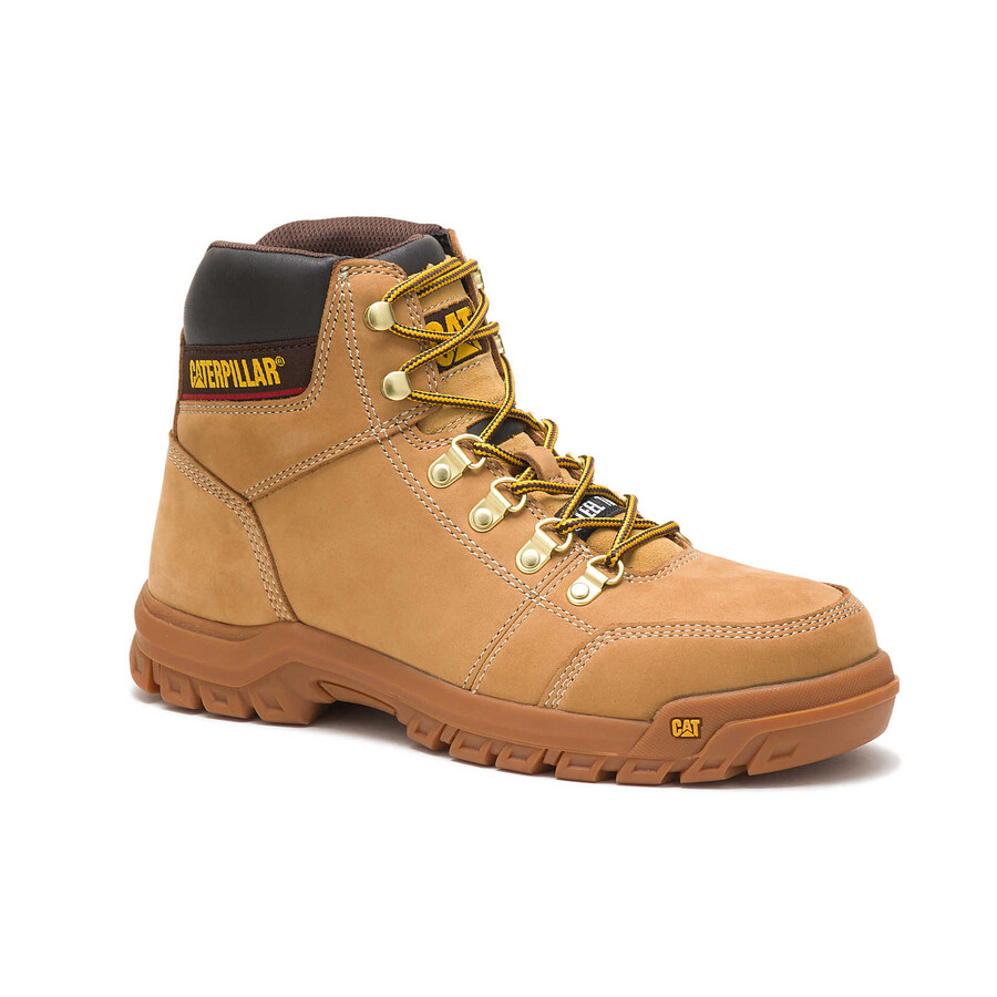 bota de trabalho masculina outline com biqueira de aço