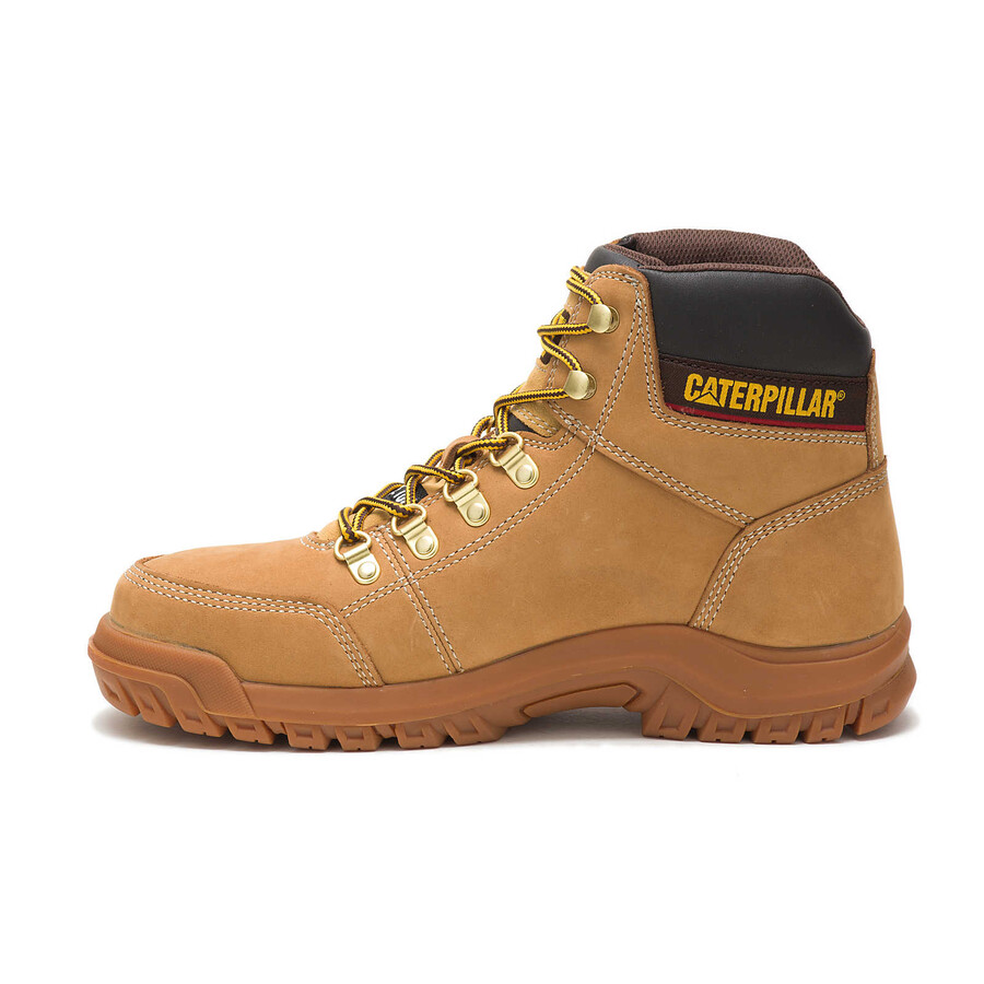 bota de trabalho masculina outline com biqueira de aço