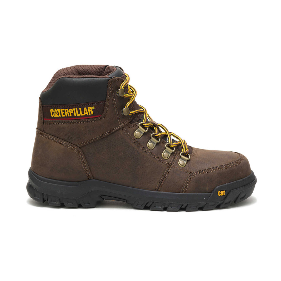 bota de trabalho masculina outline com biqueira de aço