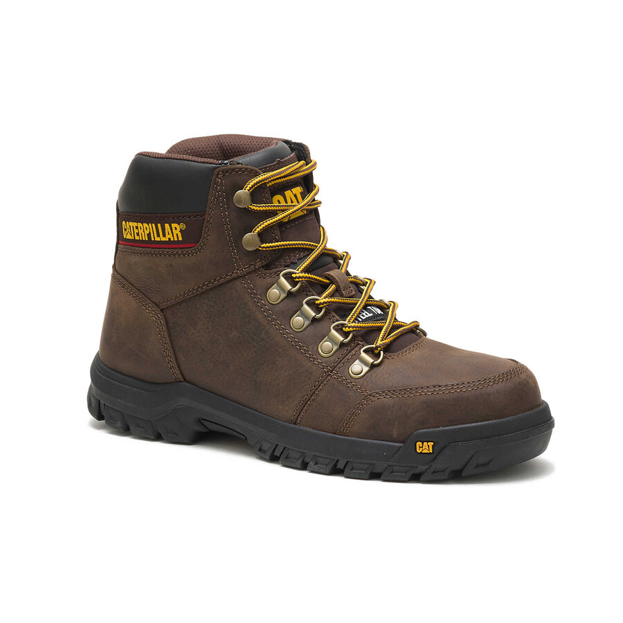 bota de trabalho masculina outline com biqueira de aço