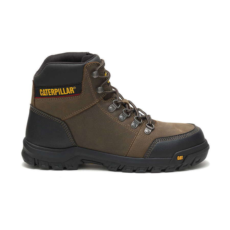 bota de trabalho masculina outline com biqueira de aço